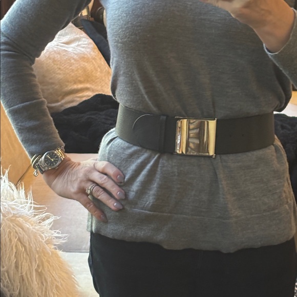 Ralph Lauren Black Leather Belt main image 4
